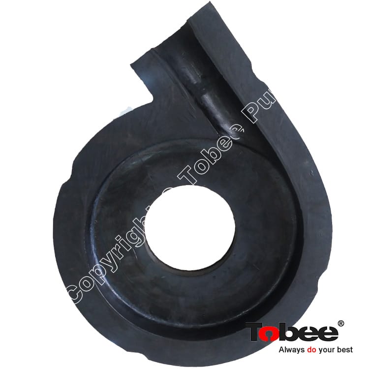 2/1.5B-AHR borracha-lined bomba de polpa revestimento da placa traseira B15036R55