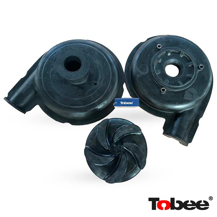 1.5/1B-AH revestido de borracha bomba de polpa rotor B1127R55