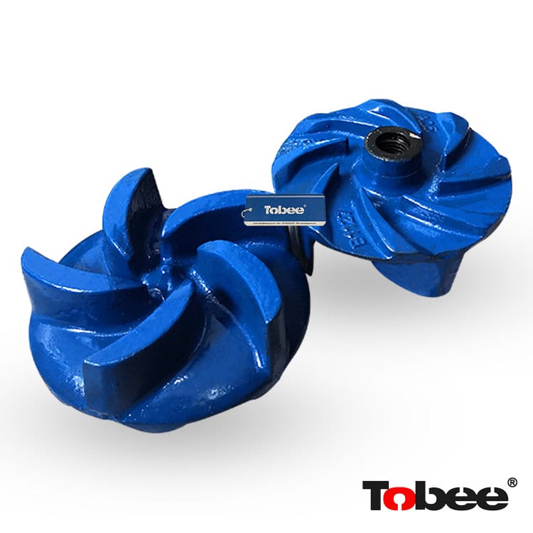 B1127 liga de alto cromo 1.5x1 BAH bomba de polpa rotor