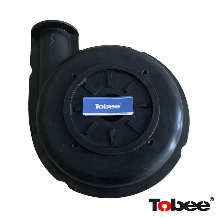 revestido de borracha bomba de polpa revestimento da placa traseira B15036HS1